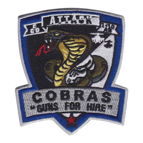 C Co 1-10 AB Cobras Gun for Hire Patch