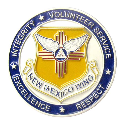 CAP new Mexico Wing Commander Peters Challenge Coin