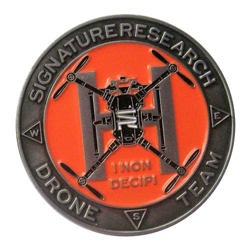 Signature Research Inc Drone Challenge Coin - View 2