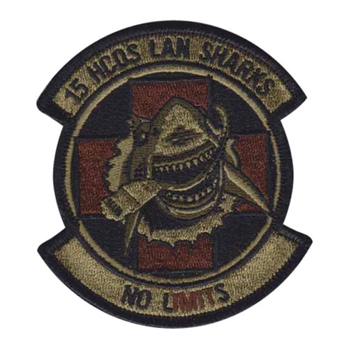15 HCOS Lan Sharks Morale Patch | 15th Healthcare Operations Squadron ...