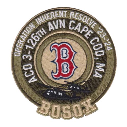 A Co 3-126 AVN Operation Inherent Resolve 23-24 Green Patch
