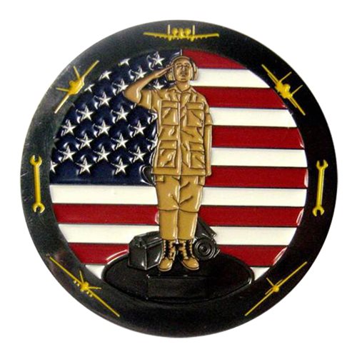 74 FGS USAF Chief  Challenge Coin