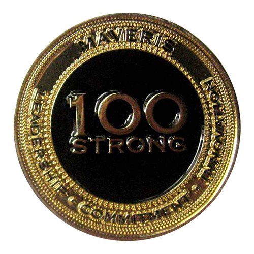 Maveris 100 Strong Challenge Coin - View 2