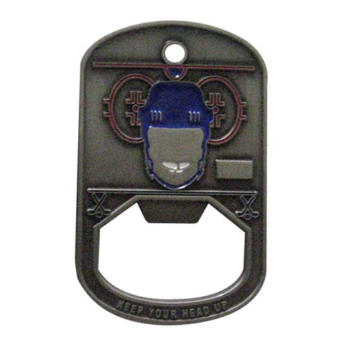 86 DS Col Alent Commander Bottle Opener Challenge Coin - View 2