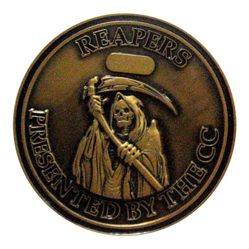 493 FS Reapers Commander Coin - View 2