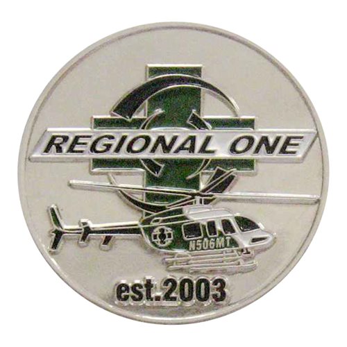Regional One Air Medical Challenge Coin