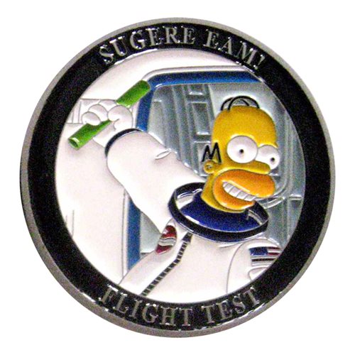 Virgin Galactic Flight Test Ad Spatium Challenge Coin - View 2