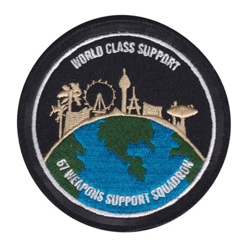 57 WPSS Friday Patch with Leather |  57th Weapons Squadron Patches