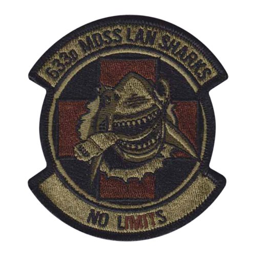 633 MDSS Lan Sharks OCP Patch | 633rd Logistics Readiness Squadron Patches