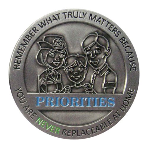 25 TRANS BN Female Soldier Challenge Coin - View 2