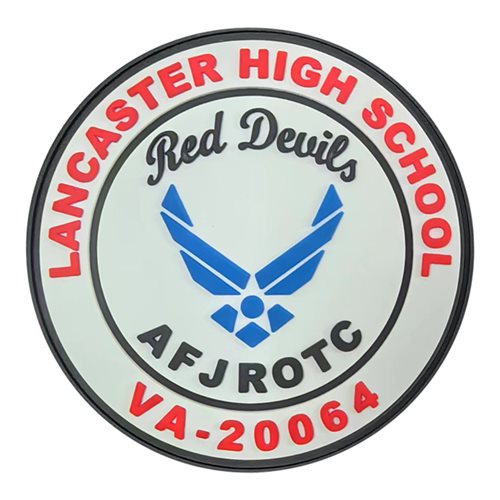 AFJROTC VA-20064 Lancaster High School PVC Patch