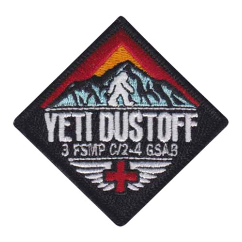 C Co. 2-4 GSAB Yeti Dustoff Patch