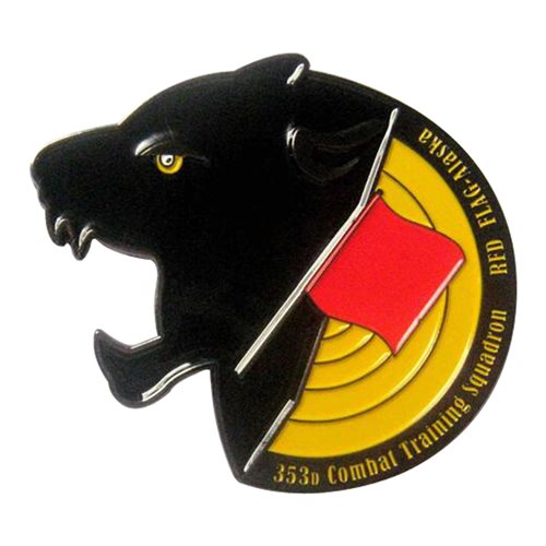 353 CTS Panther Black Commander Bottle Opener Challenge Coin - View 2