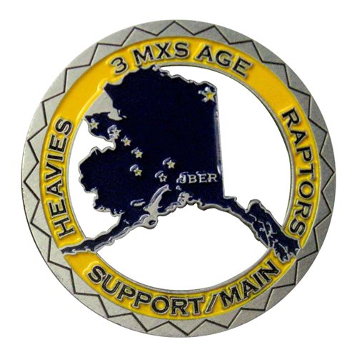 3 MXS AGE Flight Challenge Coin - View 2