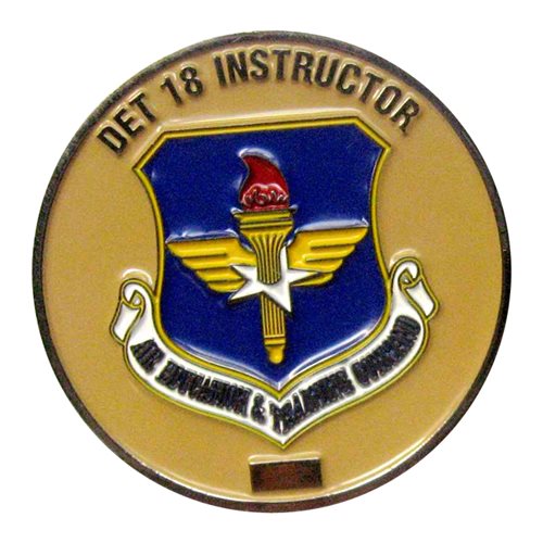 372 TRS Det 18 AETC Instructor Challenge Coin