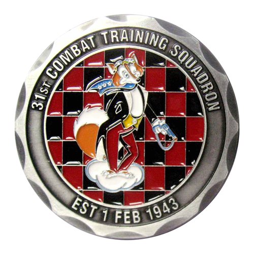 31 CTS Virtual Test & Training Center Challenge Coin