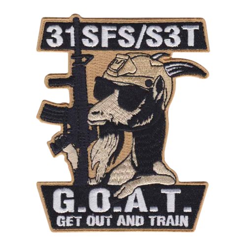 31 SFS Goat Patch 31st Security Force Squadron Patches