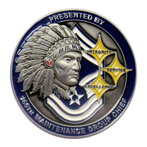 165 MXG Command Chief Challenge Coin - View 2