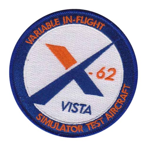 USAF Test Pilot School X-62 Vista Blue Patch