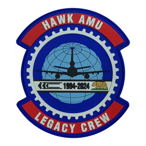660 AMXS Hawk AMU Legacy Crew PVC Patch 