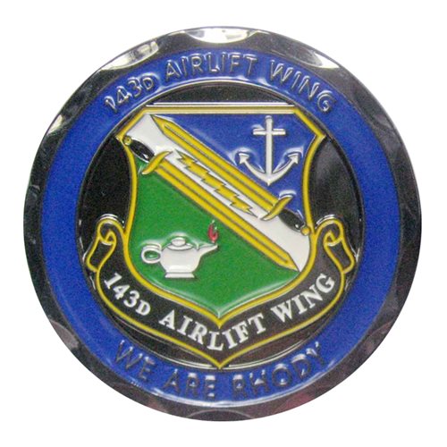 143 AW Command Chief  Challenge Coin