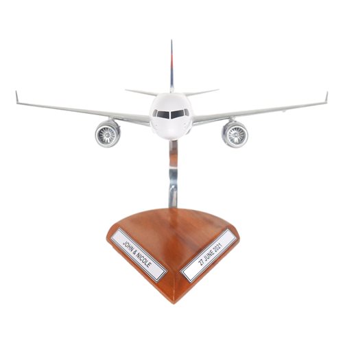 Delta Airlines A220-100 Custom Aircraft Model - View 3