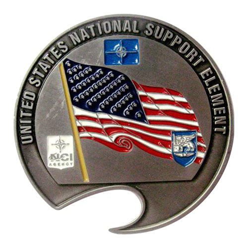 NATO DACCC Bottle Opener Challenge Coin - View 2