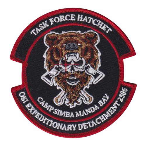 OSI EDET 2506 TASK FORCE HATCHET Patch