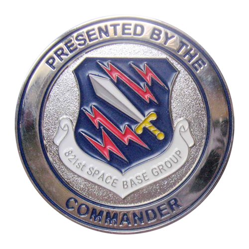 821 SBG Pituffik Space Base Commander Challenge Coin