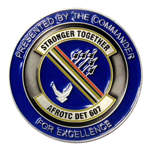 AFROTC Det 607 Commander Challenge Coin