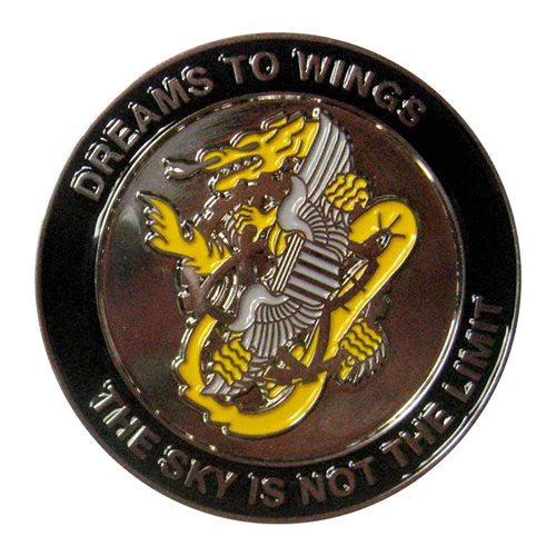 47 STUS Dreams To Wings Challenge Coin - View 2