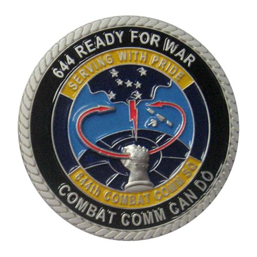 644 CBCS Ready for War Command Challenge Coin - View 2