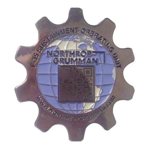 Northrop Grumman F-35 Sustainment Operating Unit Challenge Coin  - View 2