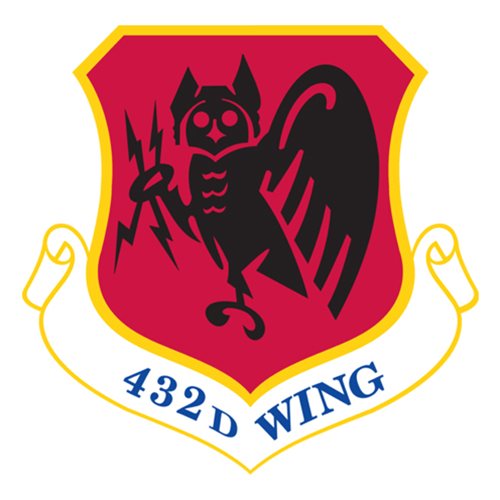 432 WG MQ-1 Custom Airplane Briefing Stick