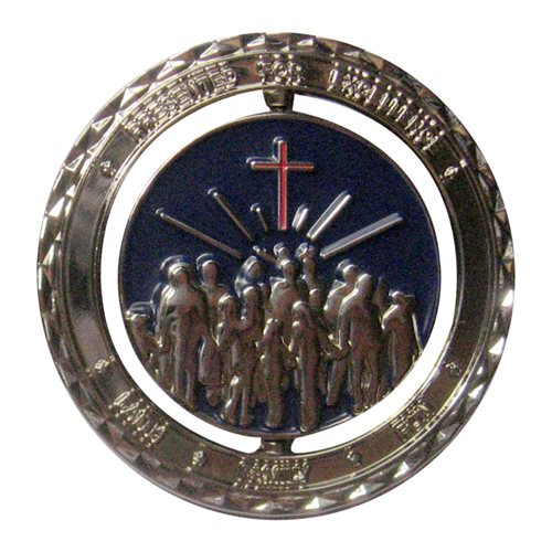 4 OMRS Dolphin Hall Commander Spinner Challenge Coin - View 2