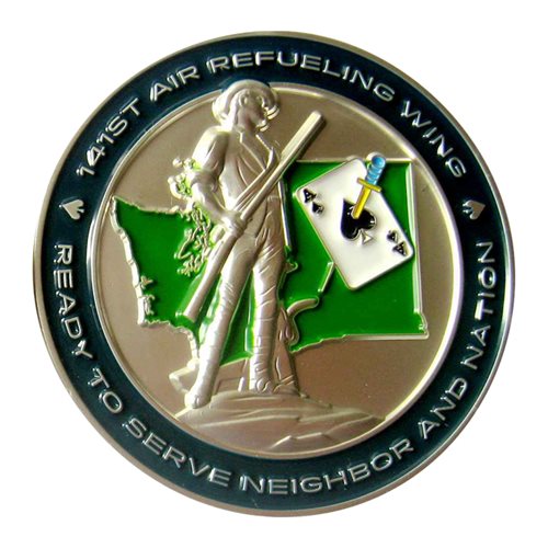 141 ARW Challenge Coin - View 2