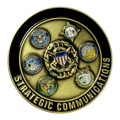 NEC and USSTRATCOM Challenge Coin - View 2
