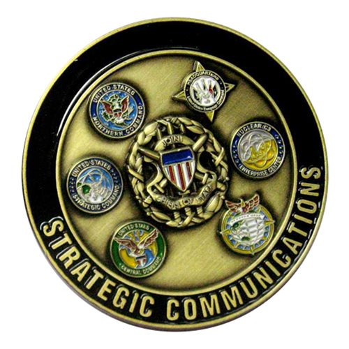 NEC and USSTRATCOM Challenge Coin - View 2