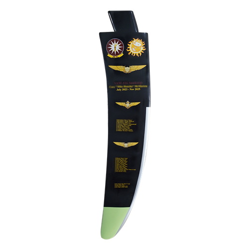 VAW-116 E-2C Hawkeye Propeller Plaque - View 2