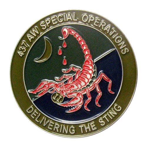 437 SOS Commander Challenge Coin - View 2
