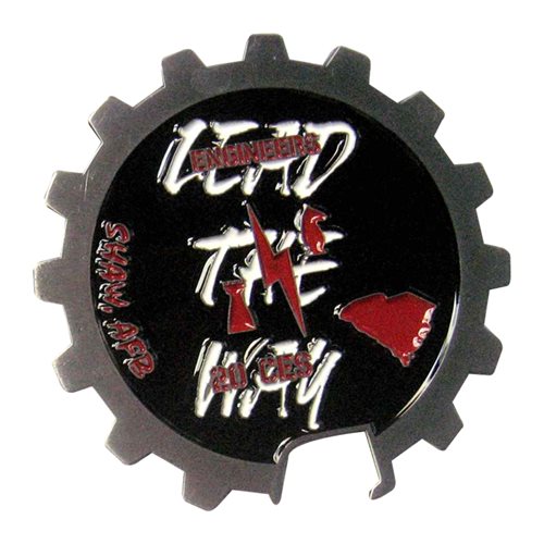 20 CES Bottle Opener Challenge Coin - View 2