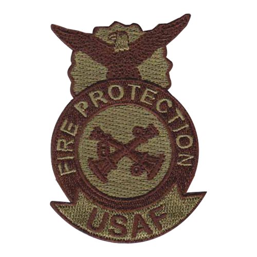  USAF Fire Protection Assistant Crew Chief Badge OCP Patch 