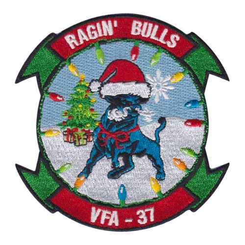 VFA-37 Ragin Bulls Christmas Patch