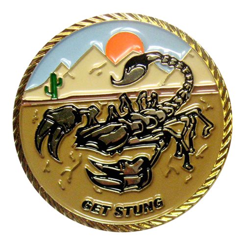 56 CMS Feel the Sting Challenge Coin