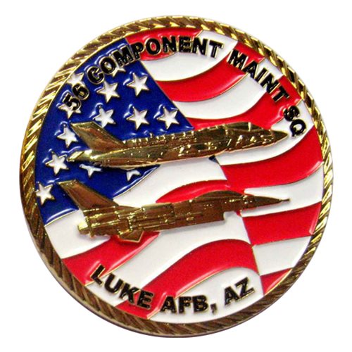 56 CMS Feel the Sting Challenge Coin - View 2