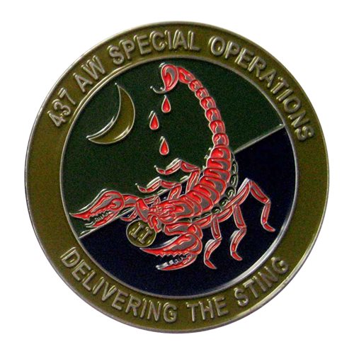 437 SOS Challenge Coin - View 2