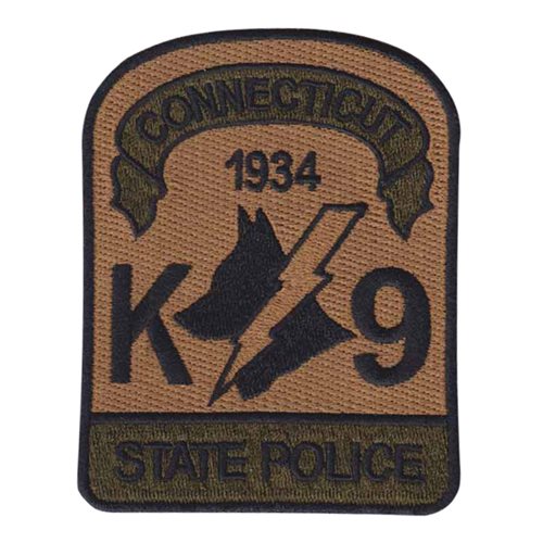 Connecticut State Police K9 Patch