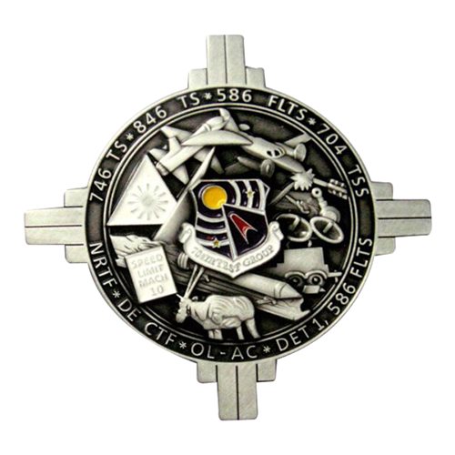 704 TG Holloman AFB Commander Challenge Coin - View 2