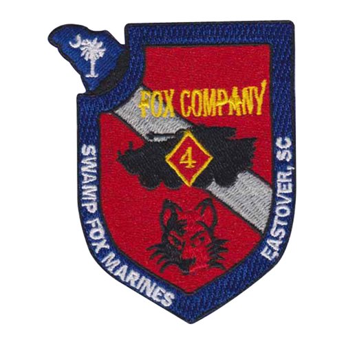 F Co 4 LAR Swamp Fox Marines Patch