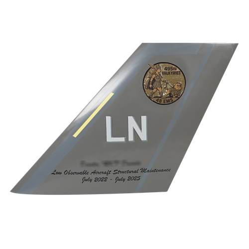 495 FS F-35 Lightning II Tail Flash - View 2